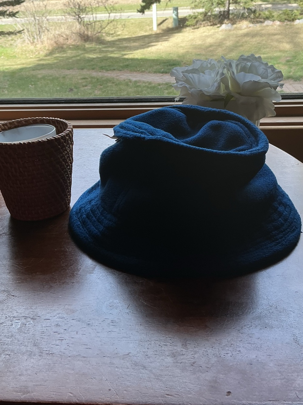 Aeropostale Fleece Bucket Hat Blue One Size NWT 2000s Vintage Y2K - Picture 4 of 13